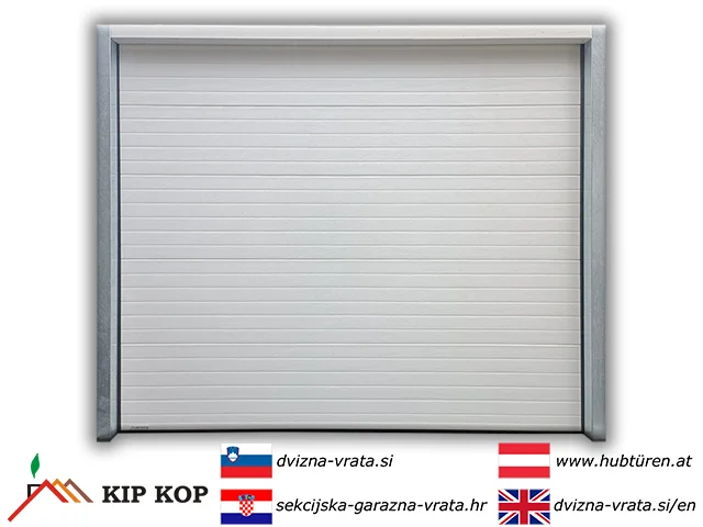 SEKCIJSKA DVIŽNA GARAŽNA VRATA 250 X 200 CM KIPLIFT ECONOMIC