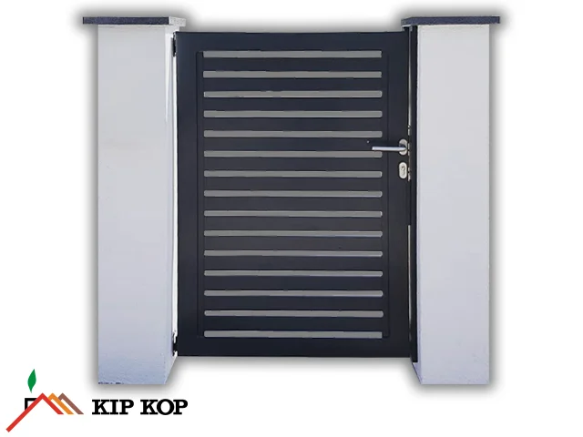 ALUMINIJASTA VHODNA DVORIŠČNA VRATA - 100 x 120 cm