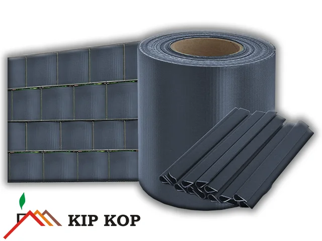 PVC trak za panelno ograjo – antracit barva | KIP KOP