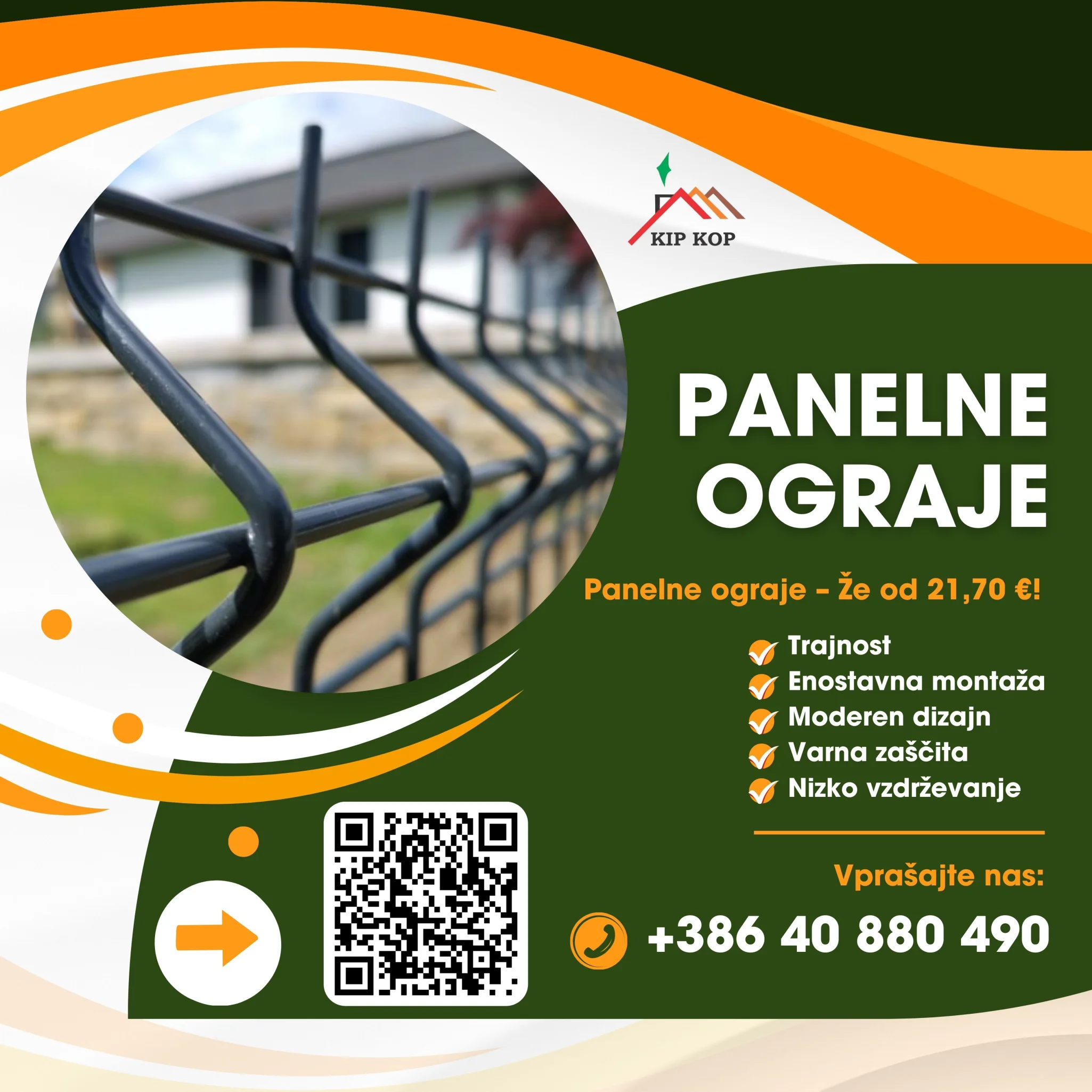 postavitev in montaža panelne ograje